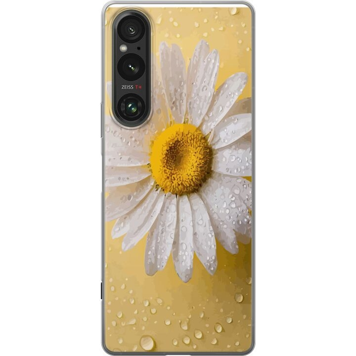 Mobildeksel til Sony Xperia 1 V med Porselensblomst motiv i gruppen SMARTTELEFON & NETTBRETT / Mobilbeskyttelse / Sony hos TP E-commerce Nordic AB (A61307)