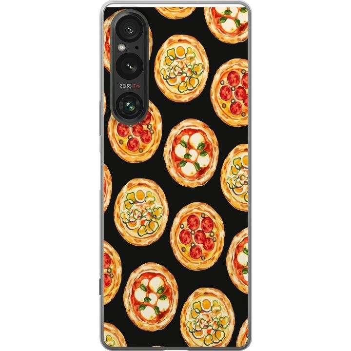 Mobildeksel til Sony Xperia 1 V med Pizza motiv i gruppen SMARTTELEFON & NETTBRETT / Mobilbeskyttelse / Sony hos TP E-commerce Nordic AB (A61320)