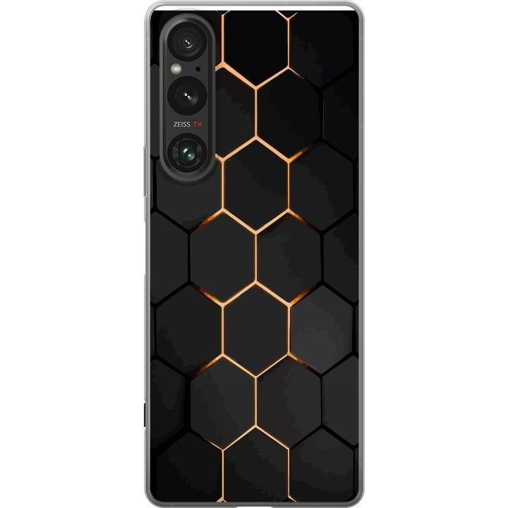 Mobildeksel til Sony Xperia 1 V med Luksuriøst Mønster motiv i gruppen SMARTTELEFON & NETTBRETT / Mobilbeskyttelse / Sony hos TP E-commerce Nordic AB (A61332)