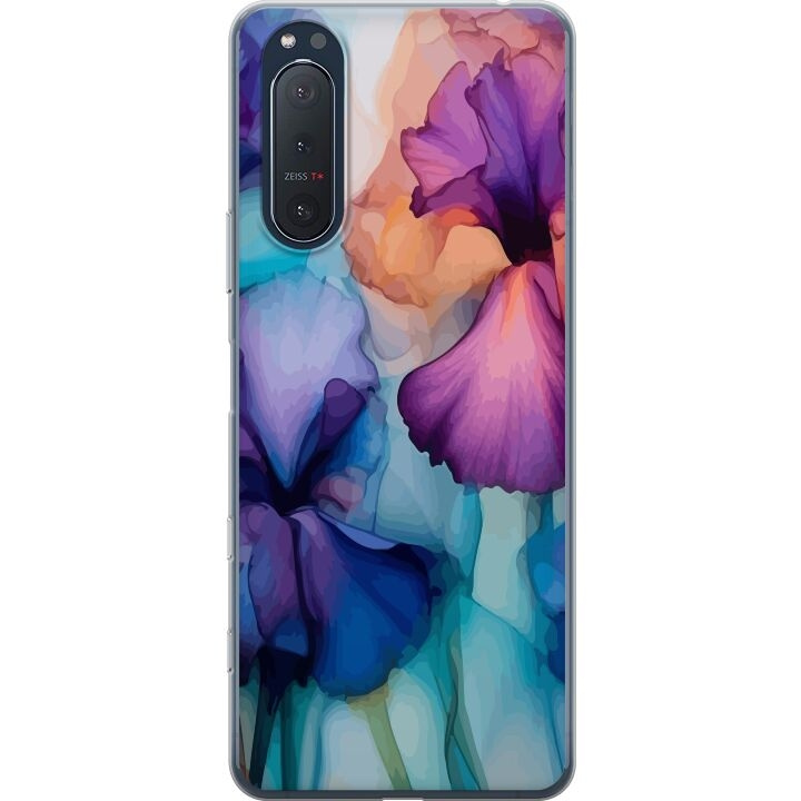 Mobildeksel til Sony Xperia 5 II med Magiske blomster motiv i gruppen SMARTTELEFON & NETTBRETT / Mobilbeskyttelse / Sony hos TP E-commerce Nordic AB (A61391)