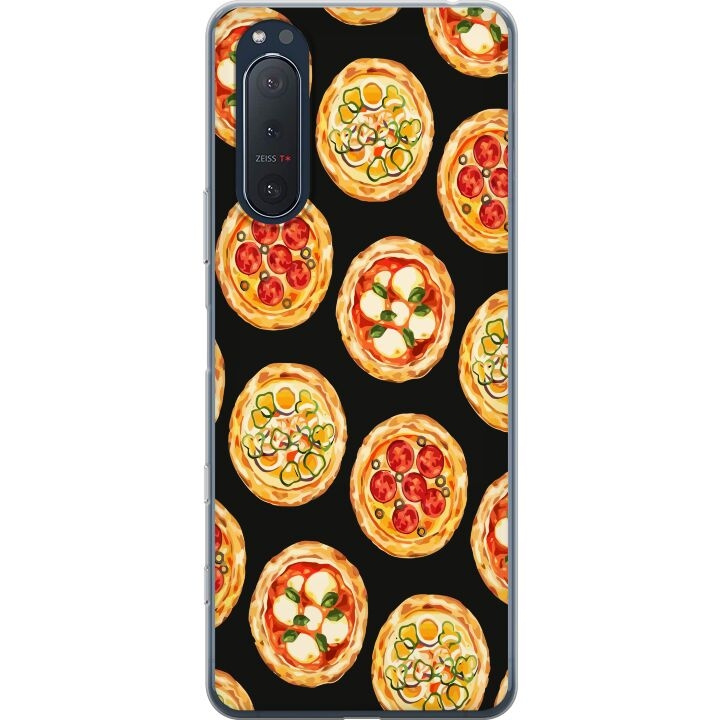 Mobildeksel til Sony Xperia 5 II med Pizza motiv i gruppen SMARTTELEFON & NETTBRETT / Mobilbeskyttelse / Sony hos TP E-commerce Nordic AB (A61401)