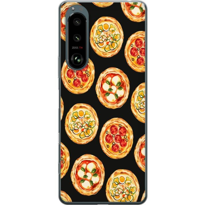 Mobildeksel til Sony Xperia 5 III med Pizza motiv i gruppen SMARTTELEFON & NETTBRETT / Mobilbeskyttelse / Sony hos TP E-commerce Nordic AB (A61455)