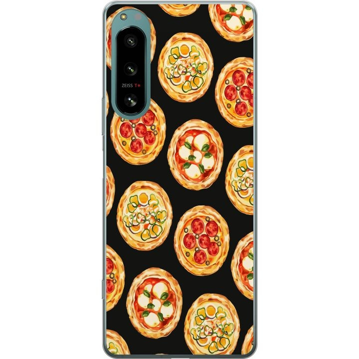 Mobildeksel til Sony Xperia 5 IV med Pizza motiv i gruppen SMARTTELEFON & NETTBRETT / Mobilbeskyttelse / Sony hos TP E-commerce Nordic AB (A61509)