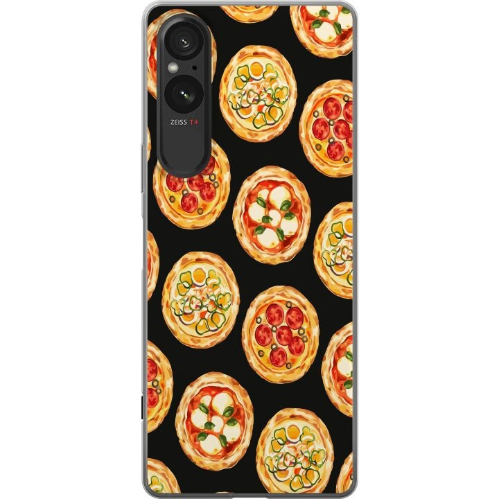 Mobildeksel til Sony Xperia 5 V med Pizza motiv i gruppen SMARTTELEFON & NETTBRETT / Mobilbeskyttelse / Sony hos TP E-commerce Nordic AB (A61563)