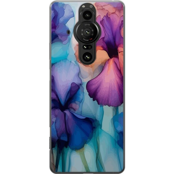 Mobildeksel til Sony Xperia Pro-I med Magiske blomster motiv i gruppen SMARTTELEFON & NETTBRETT / Mobilbeskyttelse / Sony hos TP E-commerce Nordic AB (A61688)