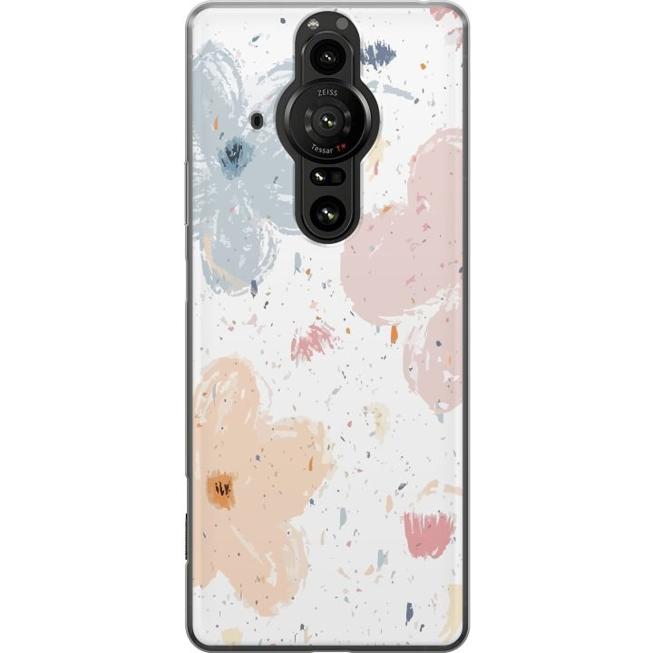 Mobildeksel til Sony Xperia Pro-I med Blomster motiv i gruppen SMARTTELEFON & NETTBRETT / Mobilbeskyttelse / Sony hos TP E-commerce Nordic AB (A61697)