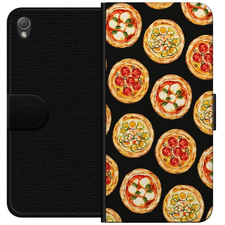 Lommeboketui til Sony Xperia Z3 med Pizza motiv i gruppen SMARTTELEFON & NETTBRETT / Mobilbeskyttelse / Sony hos TP E-commerce Nordic AB (A61752)