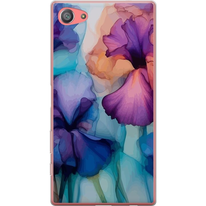 Mobildeksel til Sony Xperia Z5 Compact med Magiske blomster motiv i gruppen SMARTTELEFON & NETTBRETT / Mobilbeskyttelse / Sony hos TP E-commerce Nordic AB (A61796)