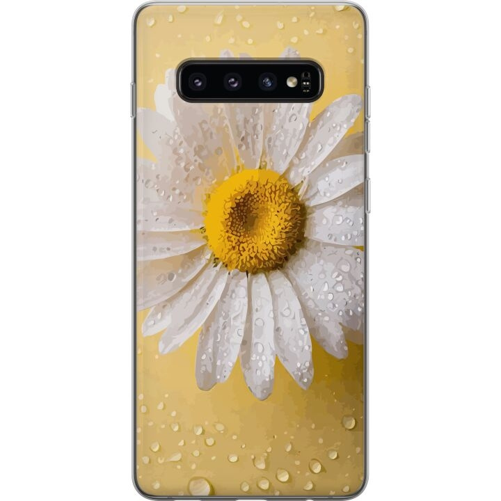 Mobildeksel til Samsung Galaxy S10 med Porselensblomst motiv i gruppen SMARTTELEFON & NETTBRETT / Mobilbeskyttelse / Samsung hos TP E-commerce Nordic AB (A61847)