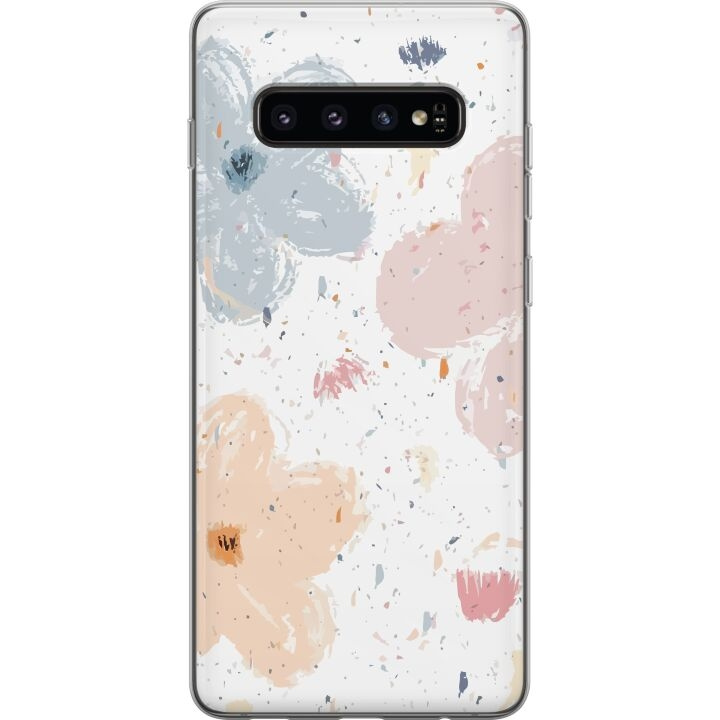 Mobildeksel til Samsung Galaxy S10 med Blomster motiv i gruppen SMARTTELEFON & NETTBRETT / Mobilbeskyttelse / Samsung hos TP E-commerce Nordic AB (A61859)