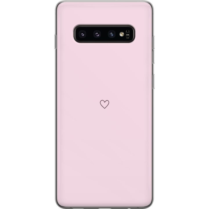 Mobildeksel til Samsung Galaxy S10 med Hjerte motiv i gruppen SMARTTELEFON & NETTBRETT / Mobilbeskyttelse / Samsung hos TP E-commerce Nordic AB (A61866)