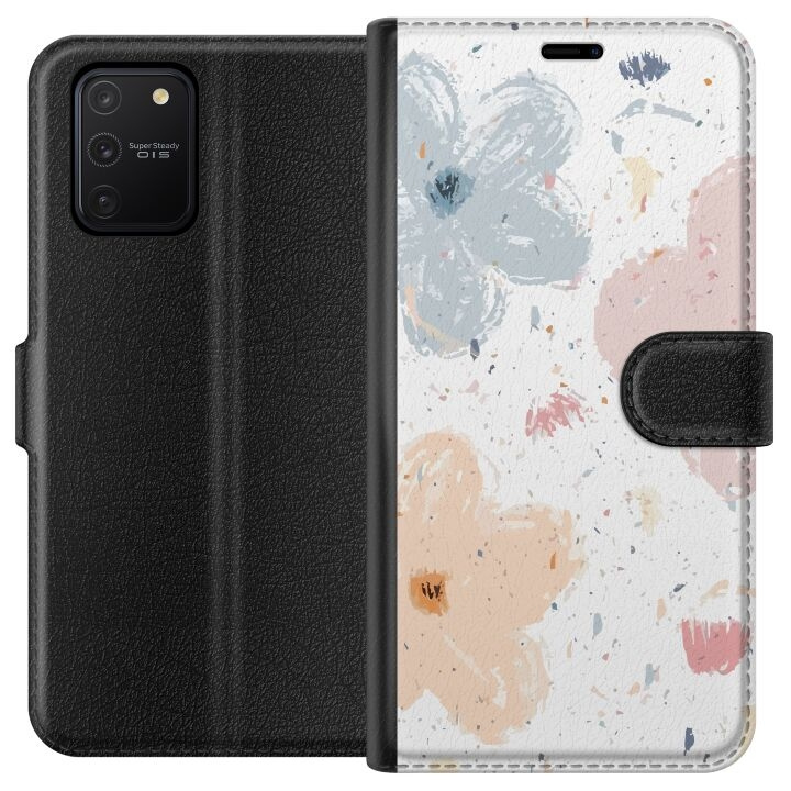 Lommeboketui til Samsung Galaxy S10 Lite med Blomster motiv i gruppen SMARTTELEFON & NETTBRETT / Mobilbeskyttelse / Samsung hos TP E-commerce Nordic AB (A61940)