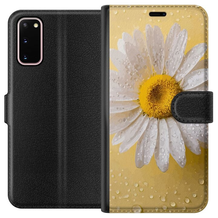 Lommeboketui til Samsung Galaxy S20 med Porselensblomst motiv i gruppen SMARTTELEFON & NETTBRETT / Mobilbeskyttelse / Samsung hos TP E-commerce Nordic AB (A62036)