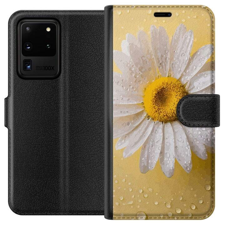 Lommeboketui til Samsung Galaxy S20 Ultra med Porselensblomst motiv i gruppen SMARTTELEFON & NETTBRETT / Mobilbeskyttelse / Samsung hos TP E-commerce Nordic AB (A62198)