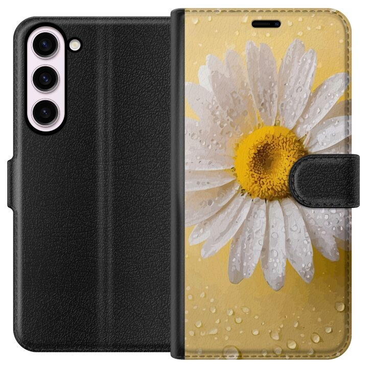 Lommeboketui til Samsung Galaxy S23+ med Porselensblomst motiv i gruppen SMARTTELEFON & NETTBRETT / Mobilbeskyttelse / Samsung hos TP E-commerce Nordic AB (A62738)