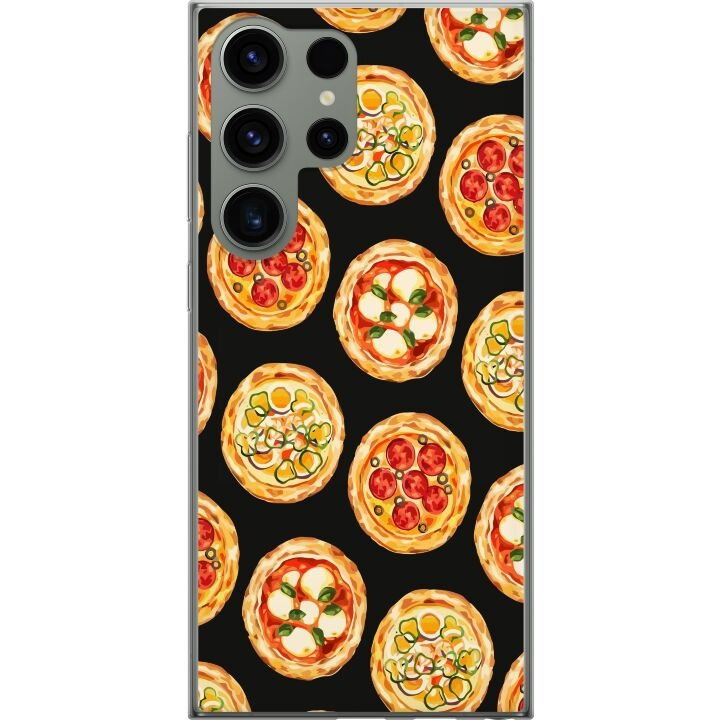 Mobildeksel til Samsung Galaxy S23 Ultra med Pizza motiv i gruppen SMARTTELEFON & NETTBRETT / Mobilbeskyttelse / Samsung hos TP E-commerce Nordic AB (A62832)