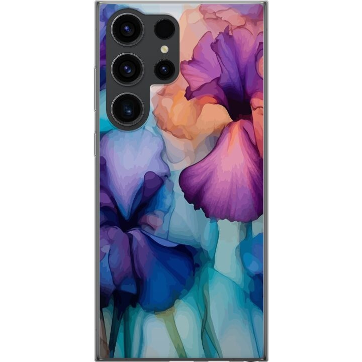 Mobildeksel til Samsung Galaxy S24 Ultra med Magiske blomster motiv i gruppen SMARTTELEFON & NETTBRETT / Mobilbeskyttelse / Samsung hos TP E-commerce Nordic AB (A62984)