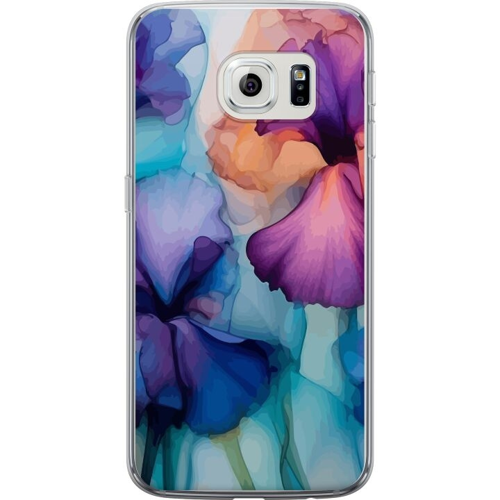 Mobildeksel til Samsung Galaxy S6 edge med Magiske blomster motiv i gruppen SMARTTELEFON & NETTBRETT / Mobilbeskyttelse / Samsung hos TP E-commerce Nordic AB (A63038)