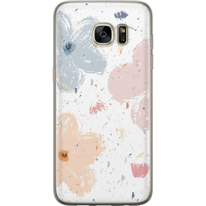 Mobildeksel til Samsung Galaxy S7 edge med Blomster motiv i gruppen SMARTTELEFON & NETTBRETT / Mobilbeskyttelse / Samsung hos TP E-commerce Nordic AB (A63128)