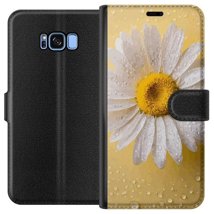 Lommeboketui til Samsung Galaxy S8 med Porselensblomst motiv i gruppen SMARTTELEFON & NETTBRETT / Mobilbeskyttelse / Samsung hos TP E-commerce Nordic AB (A63143)