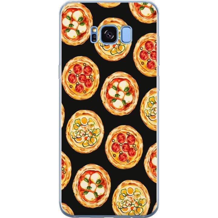 Mobildeksel til Samsung Galaxy S8 med Pizza motiv i gruppen SMARTTELEFON & NETTBRETT / Mobilbeskyttelse / Samsung hos TP E-commerce Nordic AB (A63183)