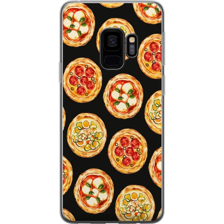 Mobildeksel til Samsung Galaxy S9 med Pizza motiv i gruppen SMARTTELEFON & NETTBRETT / Mobilbeskyttelse / Samsung hos TP E-commerce Nordic AB (A63264)