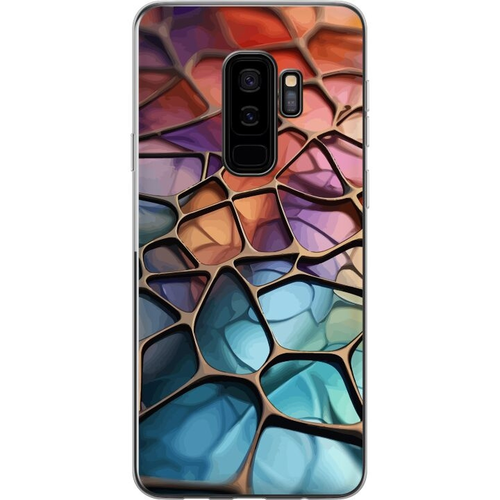 Mobildeksel til Samsung Galaxy S9+ med Metalliskt mønster motiv i gruppen SMARTTELEFON & NETTBRETT / Mobilbeskyttelse / Samsung hos TP E-commerce Nordic AB (A63315)