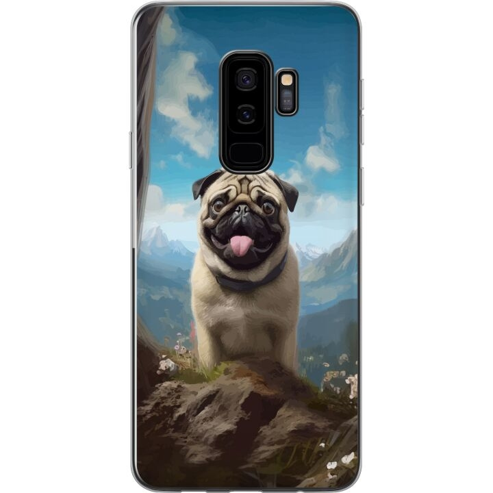 Mobildeksel til Samsung Galaxy S9+ med Glad Hund motiv i gruppen SMARTTELEFON & NETTBRETT / Mobilbeskyttelse / Samsung hos TP E-commerce Nordic AB (A63323)