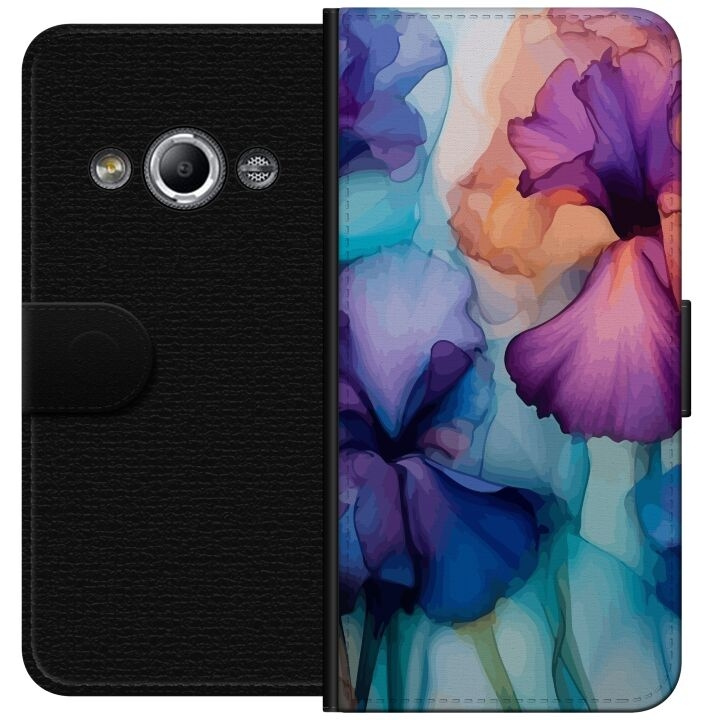 Lommeboketui til Samsung Galaxy Xcover 3 med Magiske blomster motiv i gruppen SMARTTELEFON & NETTBRETT / Mobilbeskyttelse / Samsung hos TP E-commerce Nordic AB (A63335)