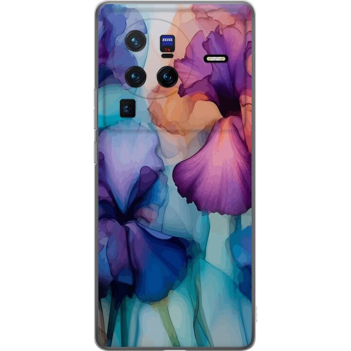 Mobildeksel til vivo X80 Pro med Magiske blomster motiv i gruppen SMARTTELEFON & NETTBRETT / Mobilbeskyttelse / vivo hos TP E-commerce Nordic AB (A63686)