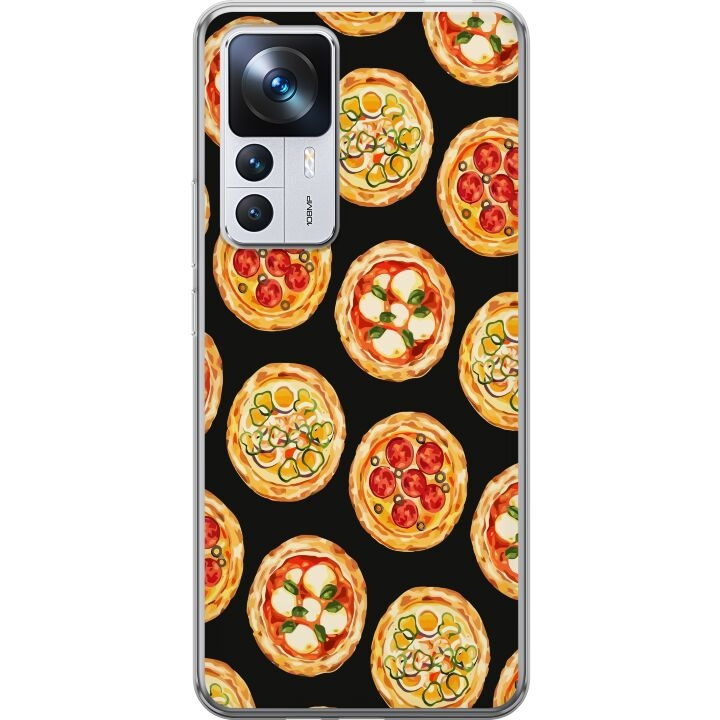 Mobildeksel til Xiaomi 12T Pro med Pizza motiv i gruppen SMARTTELEFON & NETTBRETT / Mobilbeskyttelse / Xiaomi hos TP E-commerce Nordic AB (A64047)