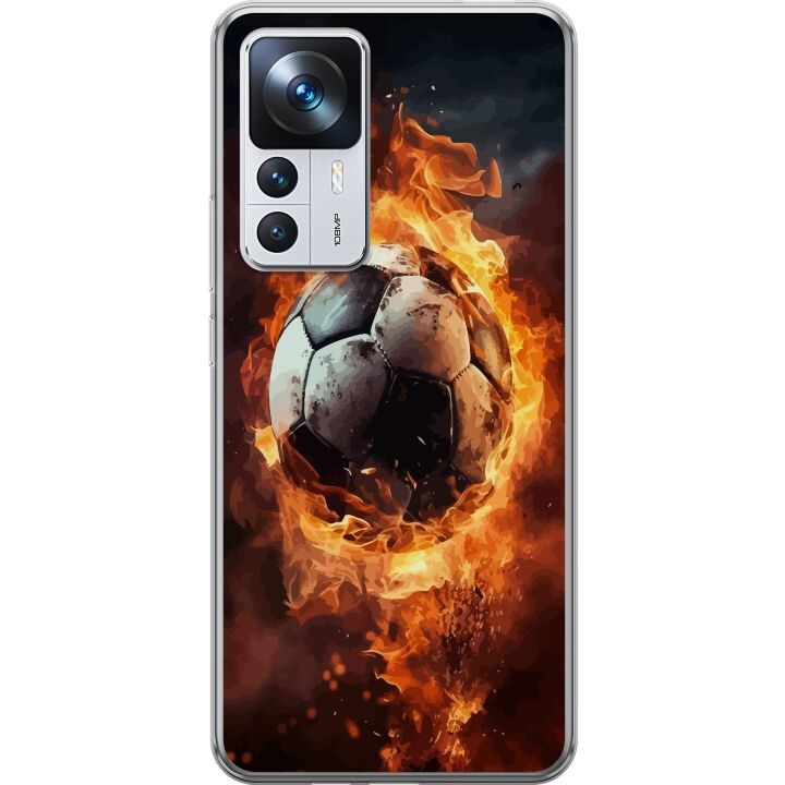 Mobildeksel til Xiaomi 12T Pro med Fotball motiv i gruppen SMARTTELEFON & NETTBRETT / Mobilbeskyttelse / Xiaomi hos TP E-commerce Nordic AB (A64055)