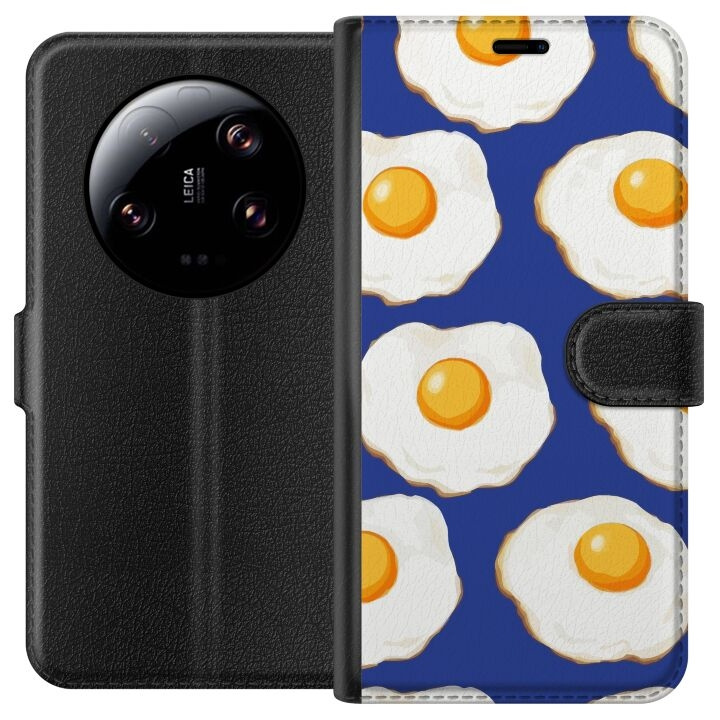 Lommeboketui til Xiaomi 13 Ultra med Stekte egg motiv i gruppen SMARTTELEFON & NETTBRETT / Mobilbeskyttelse / Xiaomi hos TP E-commerce Nordic AB (A64283)