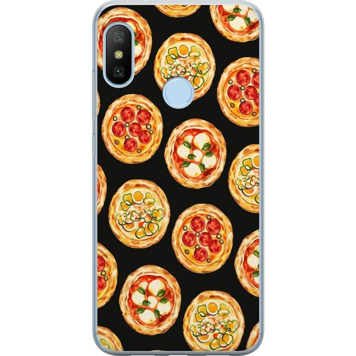 Mobildeksel til Xiaomi Mi A2 Lite med Pizza motiv i gruppen SMARTTELEFON & NETTBRETT / Mobilbeskyttelse / Xiaomi hos TP E-commerce Nordic AB (A64425)