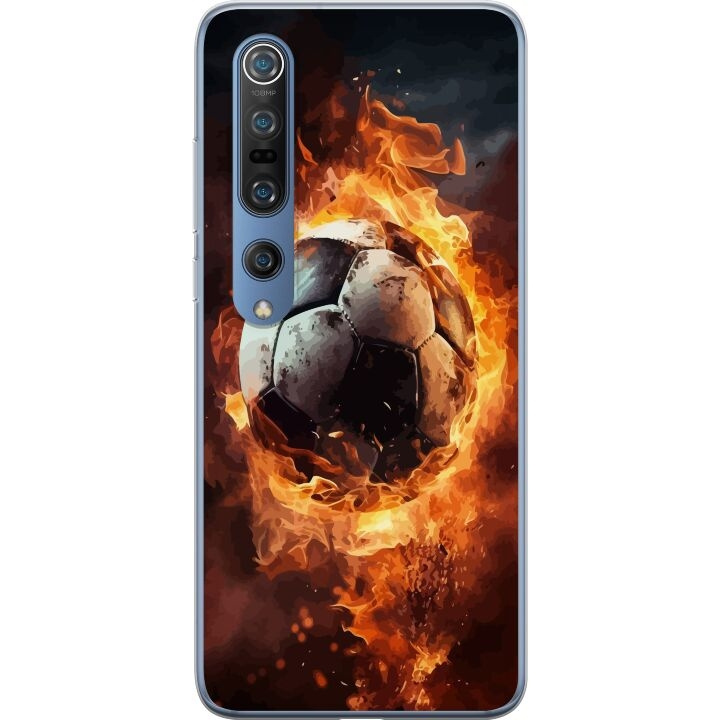 Mobildeksel til Xiaomi Mi 10 Pro 5G med Fotball motiv i gruppen SMARTTELEFON & NETTBRETT / Mobilbeskyttelse / Xiaomi hos TP E-commerce Nordic AB (A64595)