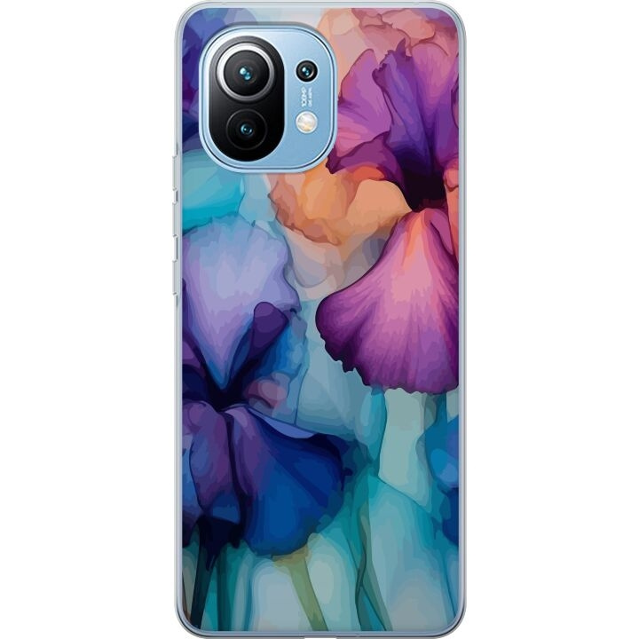 Mobildeksel til Xiaomi Mi 11 med Magiske blomster motiv i gruppen SMARTTELEFON & NETTBRETT / Mobilbeskyttelse / Xiaomi hos TP E-commerce Nordic AB (A64766)