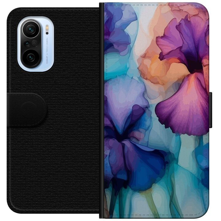 Lommeboketui til Xiaomi Mi 11i med Magiske blomster motiv i gruppen SMARTTELEFON & NETTBRETT / Mobilbeskyttelse / Xiaomi hos TP E-commerce Nordic AB (A64793)