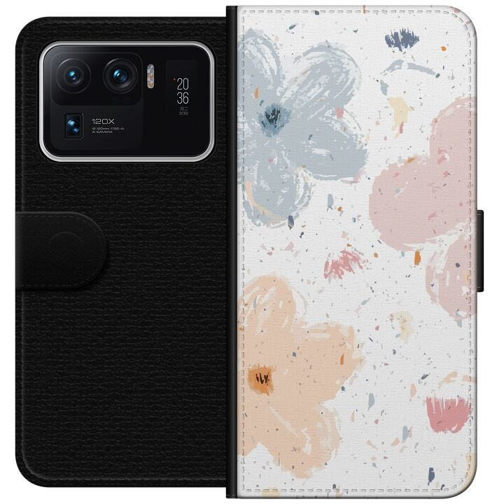 Lommeboketui til Xiaomi Mi 11 Ultra med Blomster motiv i gruppen SMARTTELEFON & NETTBRETT / Mobilbeskyttelse / Xiaomi hos TP E-commerce Nordic AB (A64964)