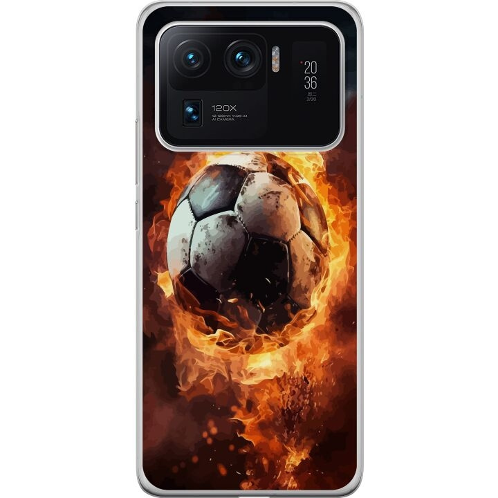 Mobildeksel til Xiaomi Mi 11 Ultra med Fotball motiv i gruppen SMARTTELEFON & NETTBRETT / Mobilbeskyttelse / Xiaomi hos TP E-commerce Nordic AB (A65000)