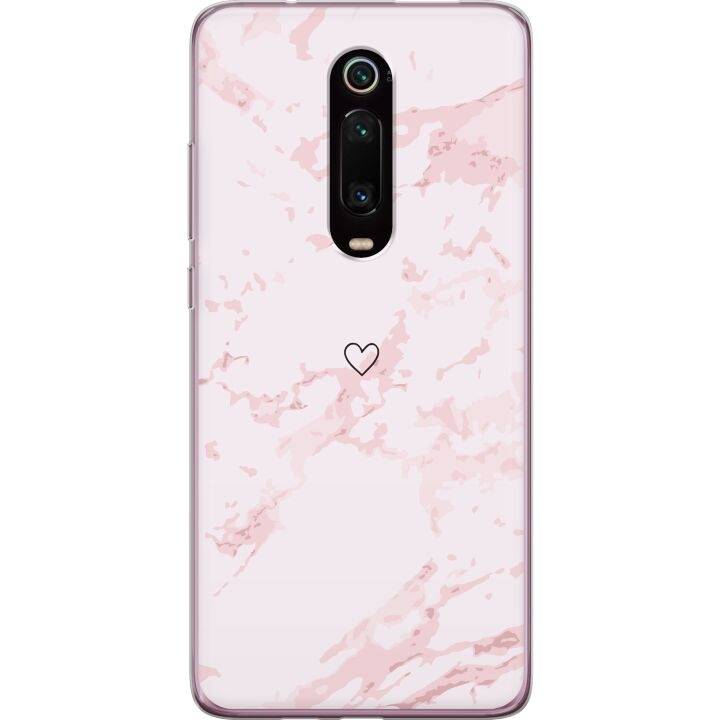 Mobildeksel til Xiaomi Mi 9T Pro med Rosa Hjerte motiv i gruppen SMARTTELEFON & NETTBRETT / Mobilbeskyttelse / Xiaomi hos TP E-commerce Nordic AB (A65029)