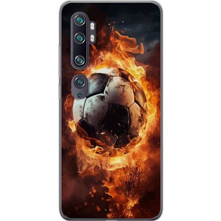 Mobildeksel til Xiaomi Mi Note 10 med Fotball motiv i gruppen SMARTTELEFON & NETTBRETT / Mobilbeskyttelse / Xiaomi hos TP E-commerce Nordic AB (A65054)