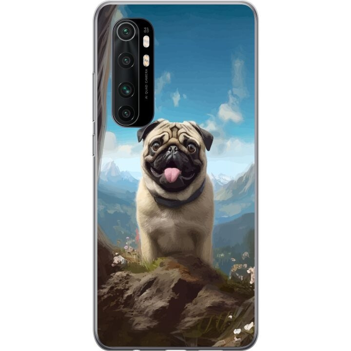 Mobildeksel til Xiaomi Mi Note 10 Lite med Glad Hund motiv i gruppen SMARTTELEFON & NETTBRETT / Mobilbeskyttelse / Xiaomi hos TP E-commerce Nordic AB (A65078)