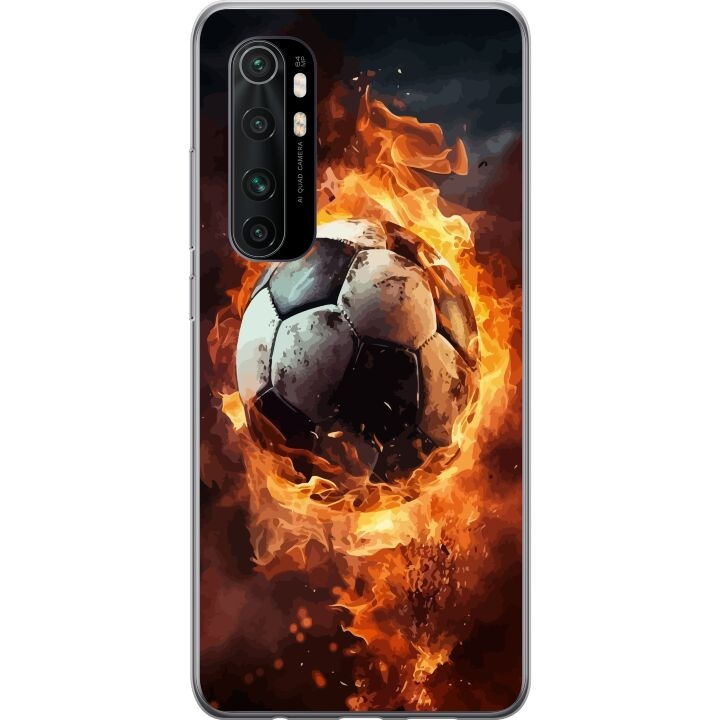 Mobildeksel til Xiaomi Mi Note 10 Lite med Fotball motiv i gruppen SMARTTELEFON & NETTBRETT / Mobilbeskyttelse / Xiaomi hos TP E-commerce Nordic AB (A65081)