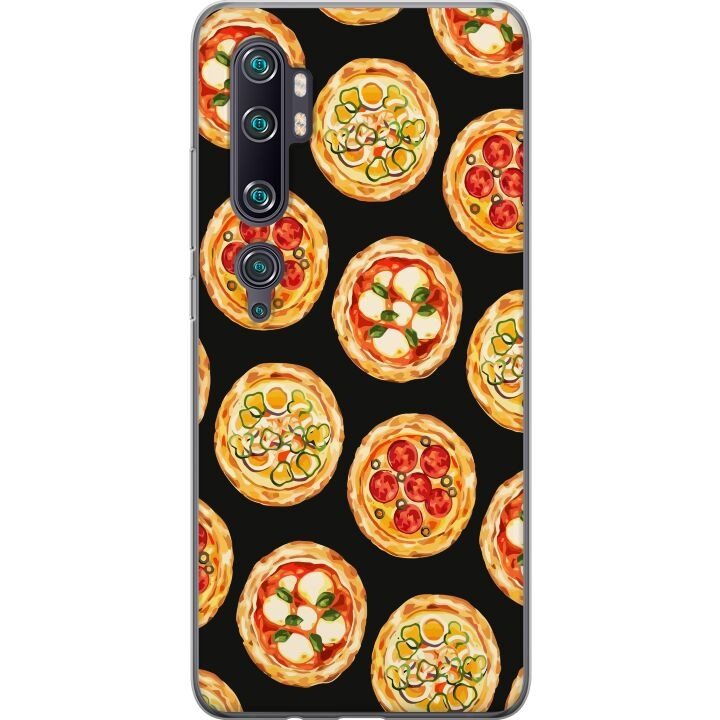 Mobildeksel til Xiaomi Mi Note 10 Pro med Pizza motiv i gruppen SMARTTELEFON & NETTBRETT / Mobilbeskyttelse / Xiaomi hos TP E-commerce Nordic AB (A65100)