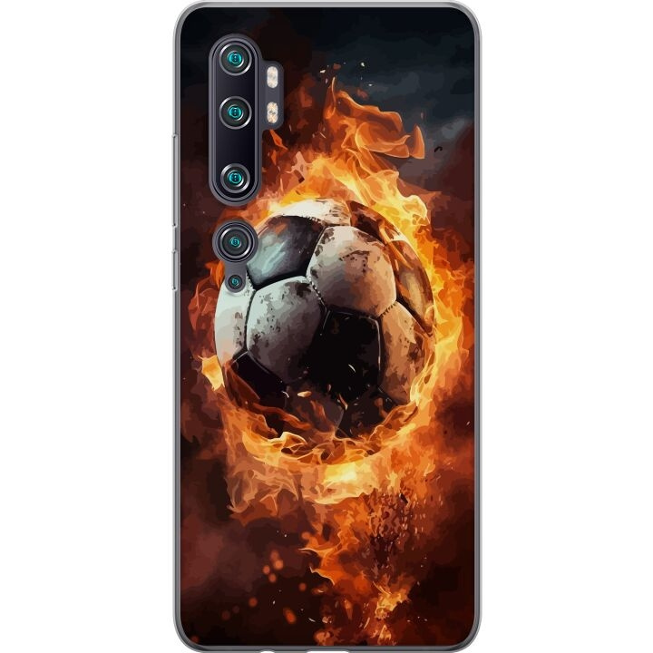 Mobildeksel til Xiaomi Mi Note 10 Pro med Fotball motiv i gruppen SMARTTELEFON & NETTBRETT / Mobilbeskyttelse / Xiaomi hos TP E-commerce Nordic AB (A65108)