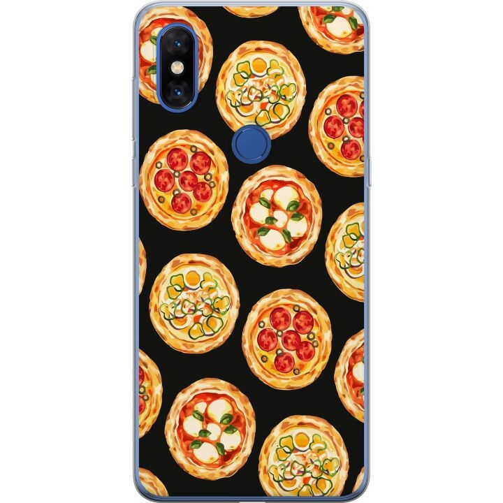 Mobildeksel til Xiaomi Mi Mix 3 med Pizza motiv i gruppen SMARTTELEFON & NETTBRETT / Mobilbeskyttelse / Xiaomi hos TP E-commerce Nordic AB (A65127)