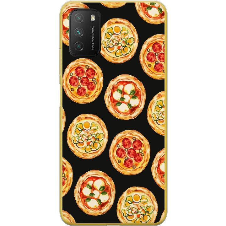 Mobildeksel til Xiaomi Poco M3 med Pizza motiv i gruppen SMARTTELEFON & NETTBRETT / Mobilbeskyttelse / Xiaomi hos TP E-commerce Nordic AB (A65316)