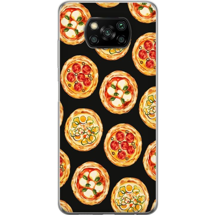 Mobildeksel til Xiaomi Poco X3 NFC med Pizza motiv i gruppen SMARTTELEFON & NETTBRETT / Mobilbeskyttelse / Xiaomi hos TP E-commerce Nordic AB (A65397)