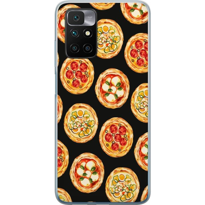 Mobildeksel til Xiaomi Redmi 10 med Pizza motiv i gruppen SMARTTELEFON & NETTBRETT / Mobilbeskyttelse / Xiaomi hos TP E-commerce Nordic AB (A65478)