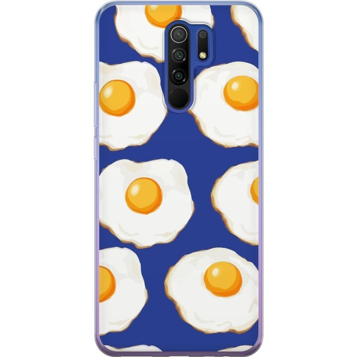 Mobildeksel til Xiaomi Redmi 9 med Stekte egg motiv i gruppen SMARTTELEFON & NETTBRETT / Mobilbeskyttelse / Xiaomi hos TP E-commerce Nordic AB (A65660)